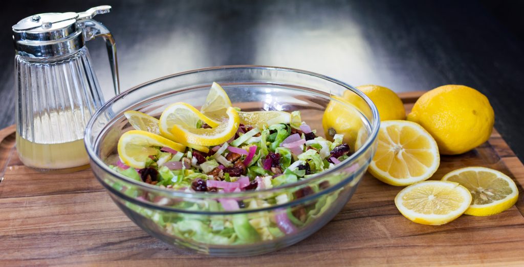 This brussel sprout salad with zesty lemon vinaigrette is a fun, fresh twist on brussel sprouts. The lemon zest in this recipe brightens up the whole dish no matter what the weather is outside. thesimplesupper.com