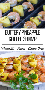 Pineapple Grilled Shrimp Image with text